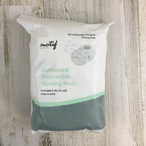 Motif Disposable Nursing Pads 60 Count Sealed Bag NEW